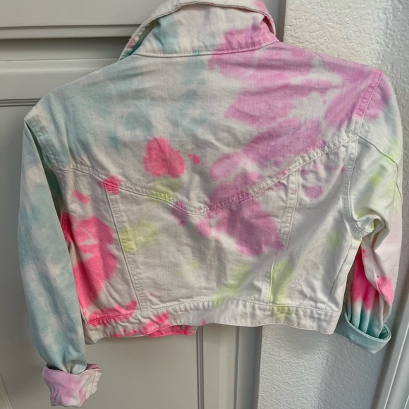 Tie Dye Denim Jacket - Picture 2 of 5